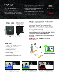 Thumbnail of document Data Sheet - Seek Scan Thermal Imaging System